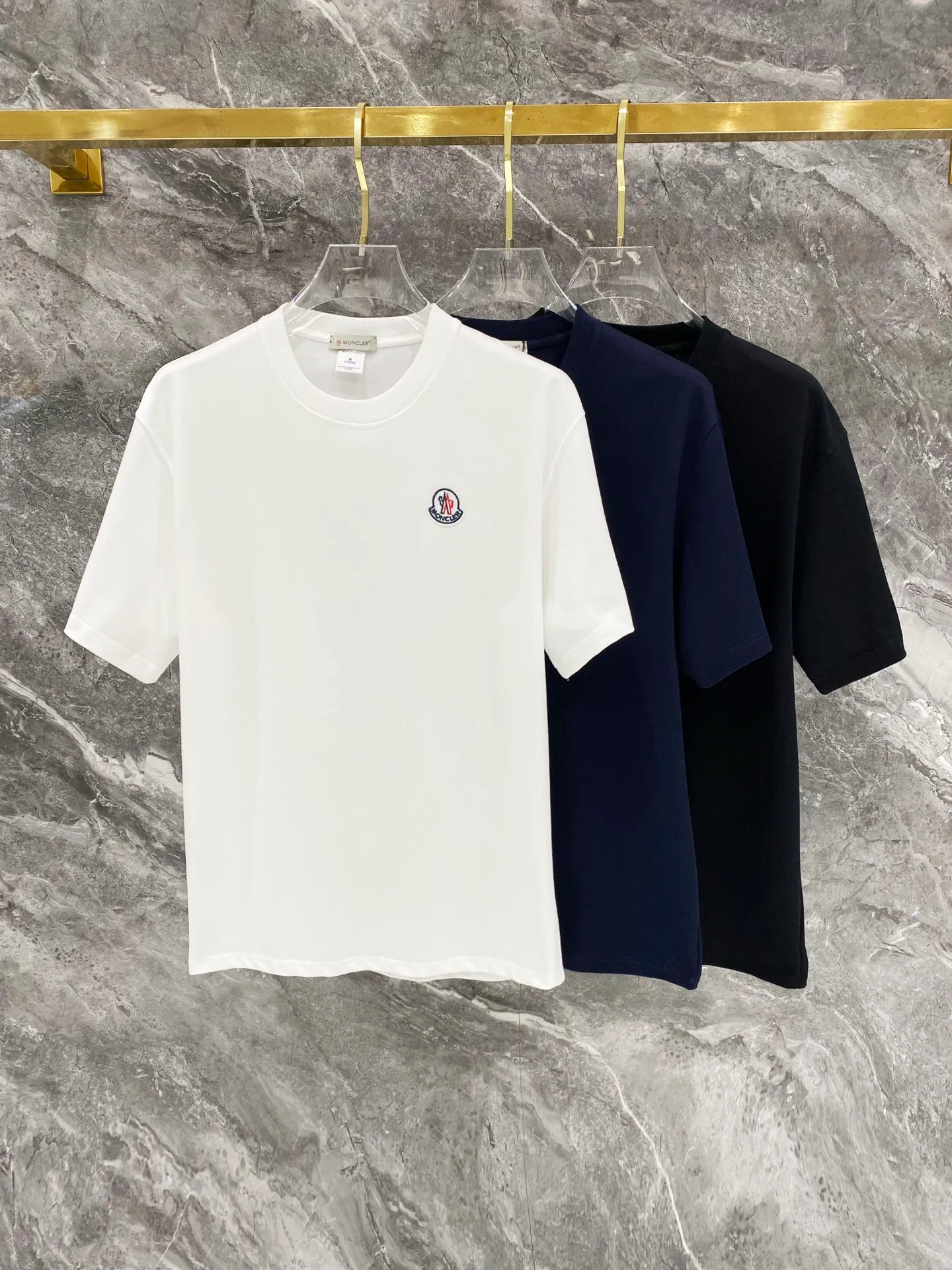 Moncler/ ，300 ，Classic logo ， Quality Original ， ， ， Premium 。 ！ :Black White，Royal Blue Sizes: S-XXL :300g